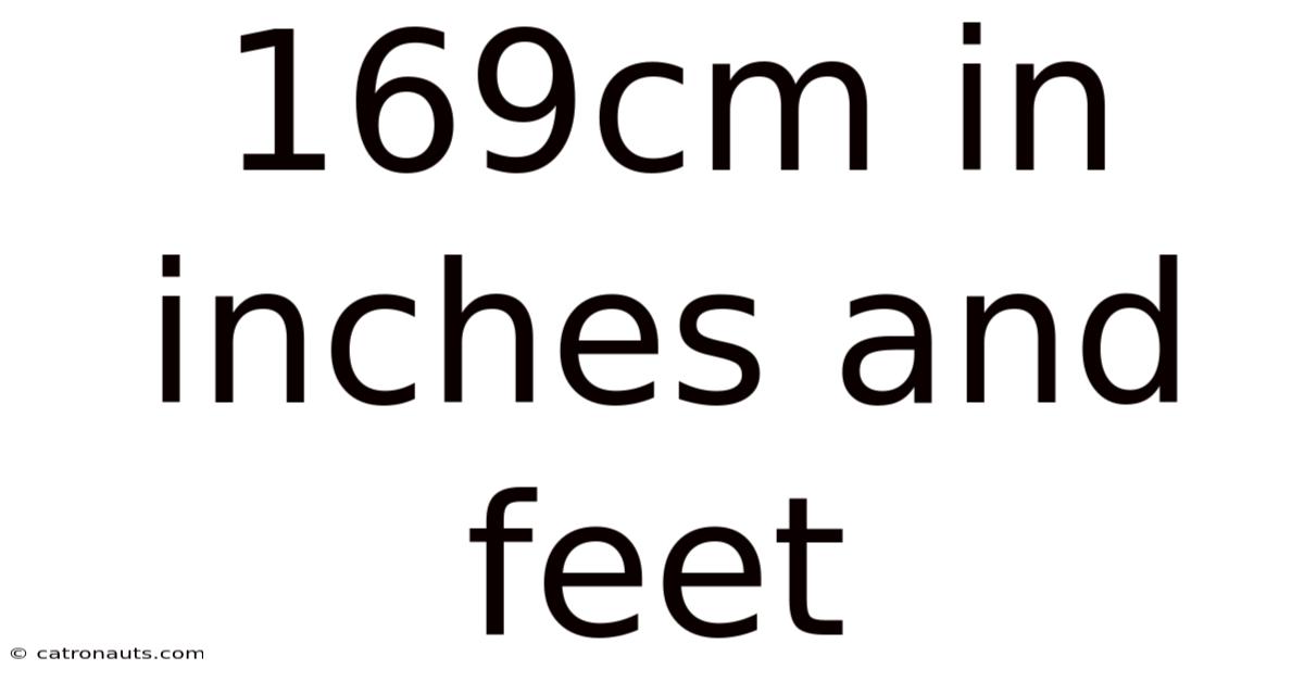 169cm In Inches And Feet