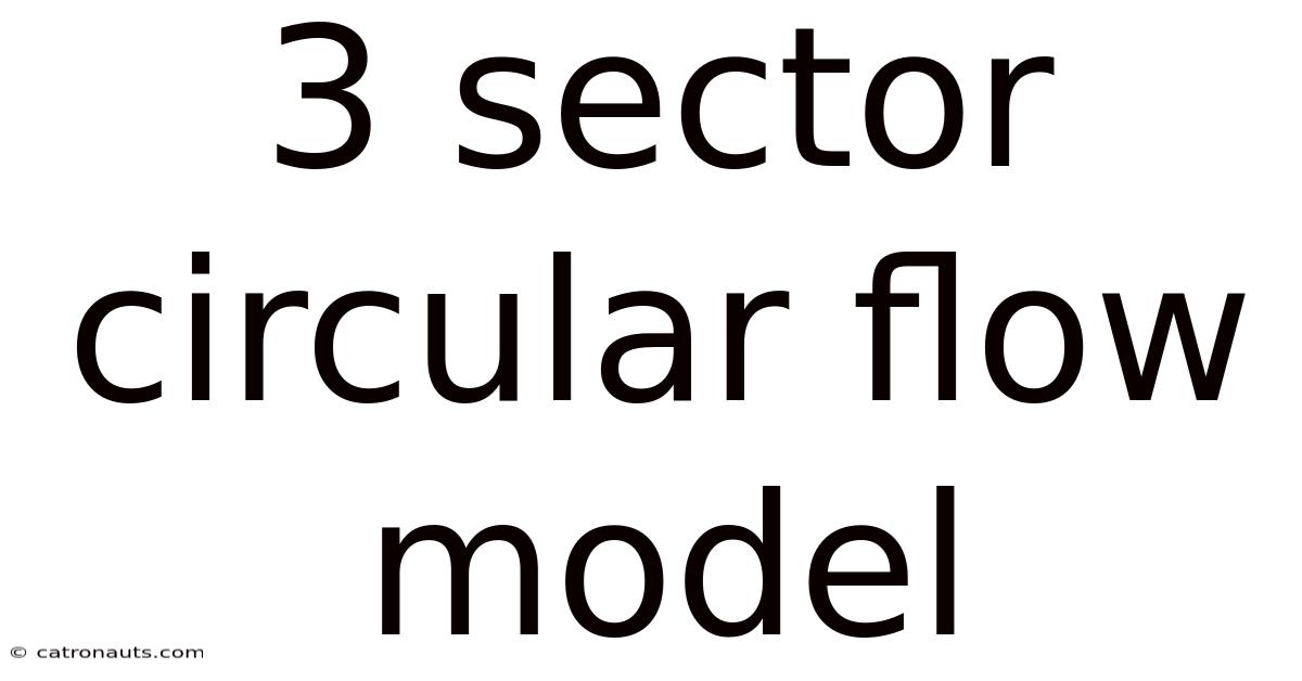 3 Sector Circular Flow Model