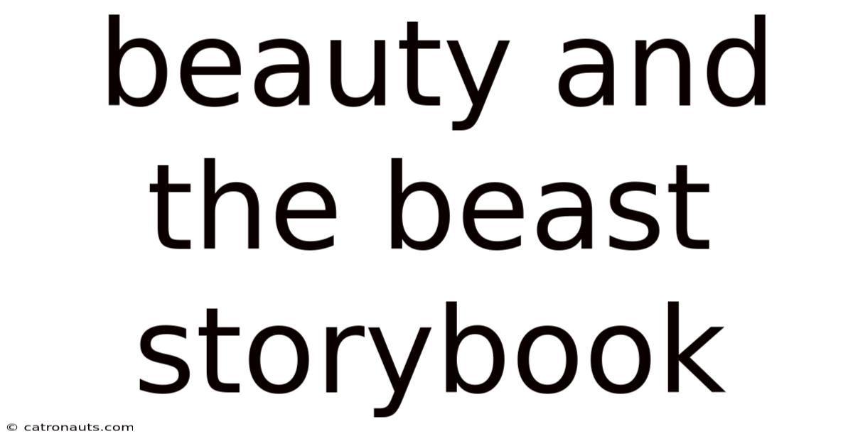 Beauty And The Beast Storybook