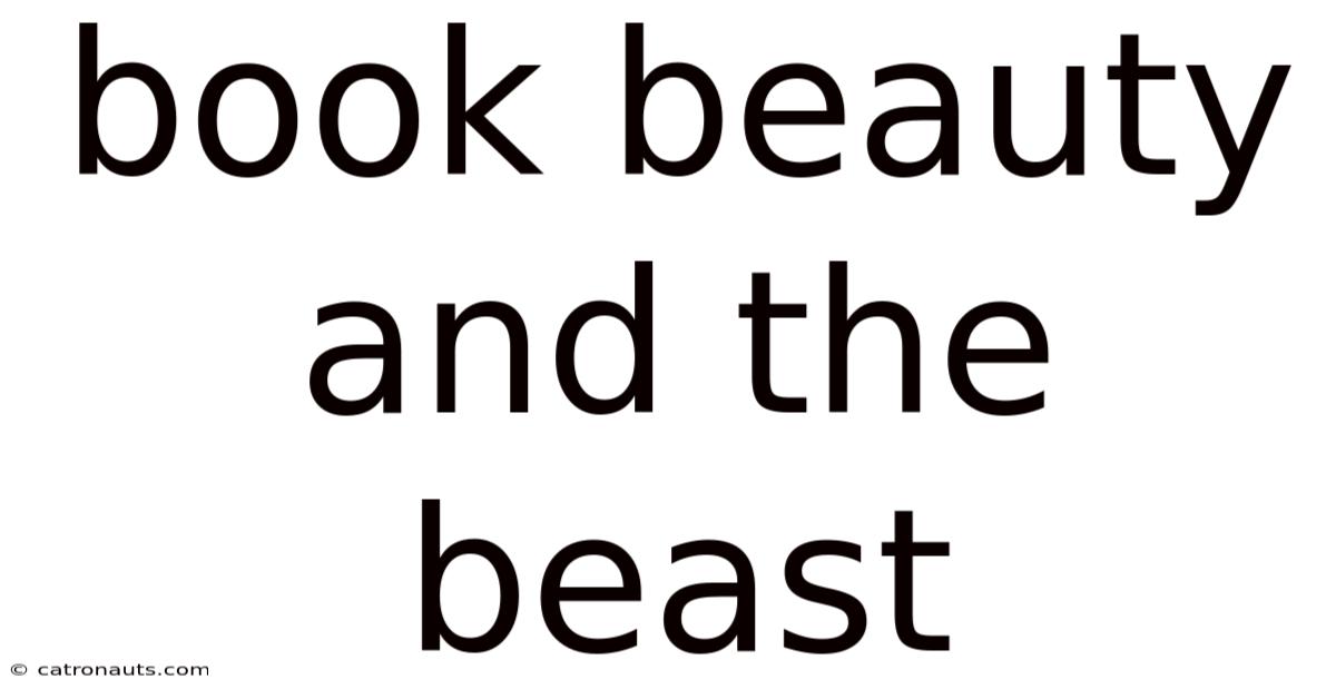 Book Beauty And The Beast