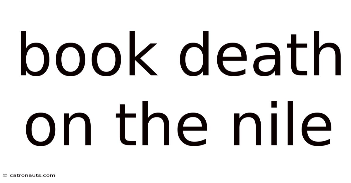 Book Death On The Nile
