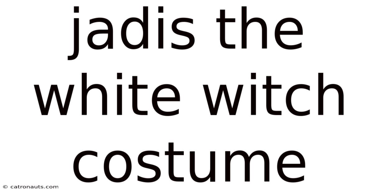 Jadis The White Witch Costume