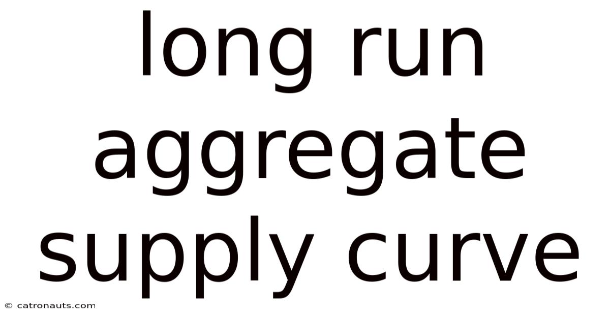 Long Run Aggregate Supply Curve