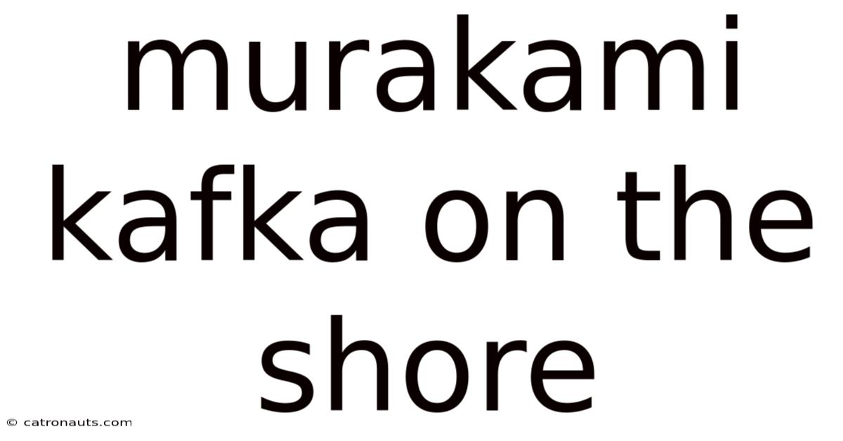 Murakami Kafka On The Shore