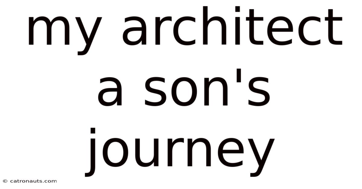 My Architect A Son's Journey