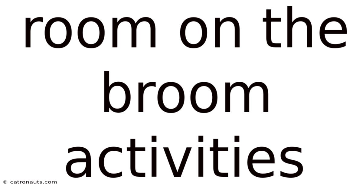 Room On The Broom Activities