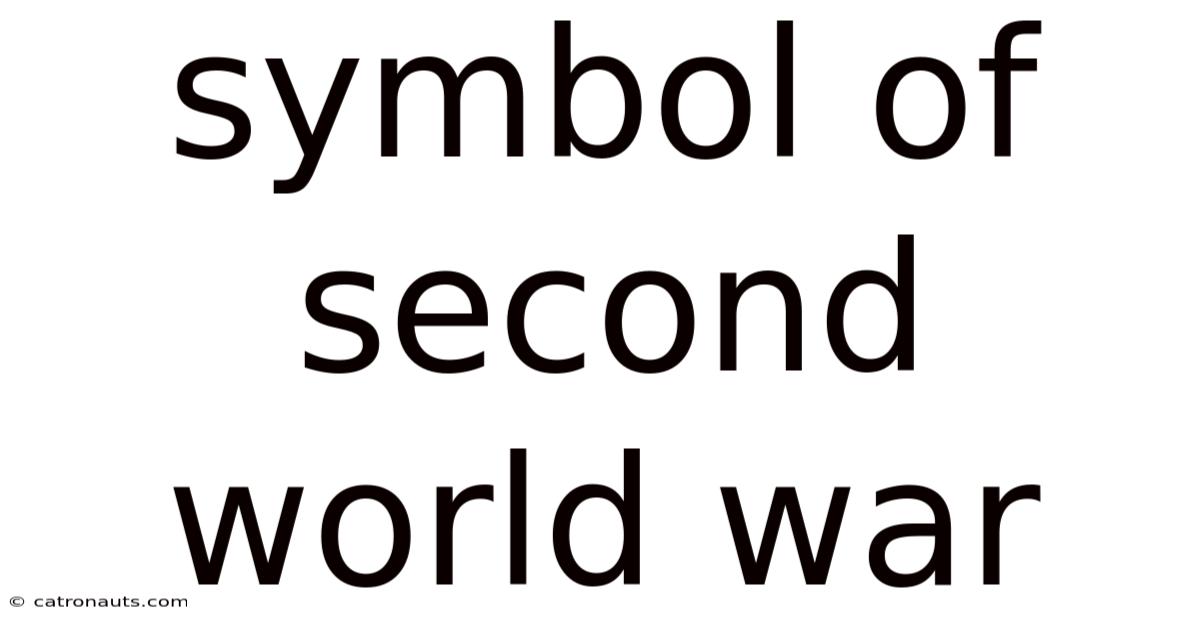 Symbol Of Second World War