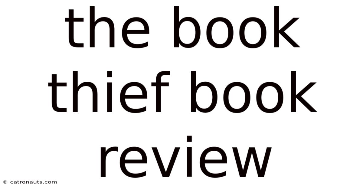 The Book Thief Book Review