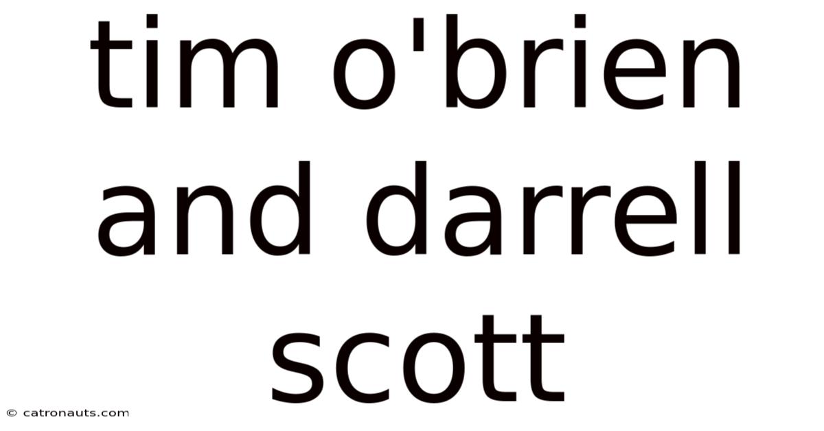 Tim O'brien And Darrell Scott