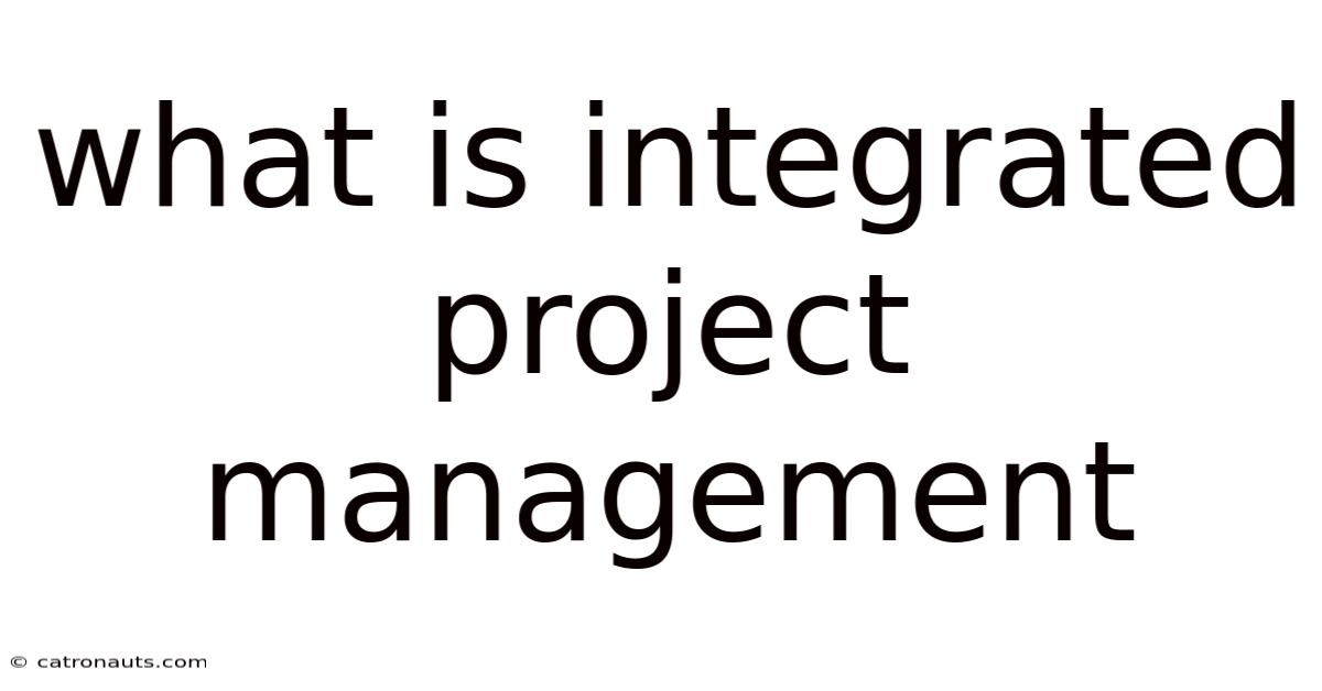 What Is Integrated Project Management